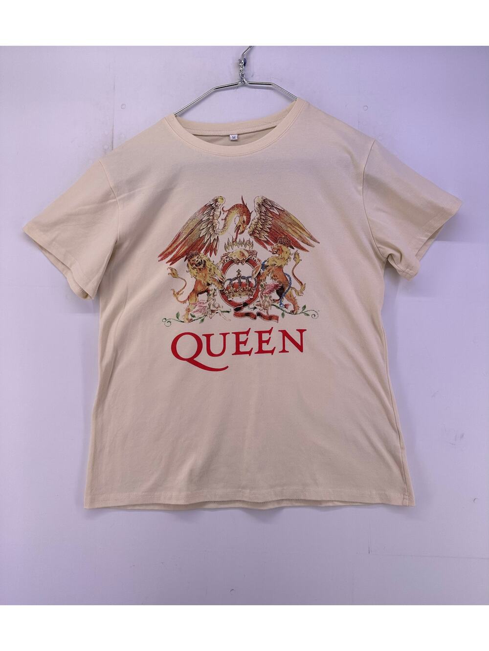 Queen Band Cream T Shirt Size Medium Used Like New